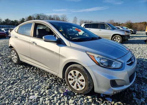 2016 Hyundai Accent Se z USA, uszkodzony, nr VIN KMHCT4AE3GU103093